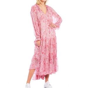 Free People Feeling Good Maxi Dress Pink